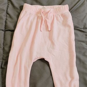 Light pink fleece comfy pants